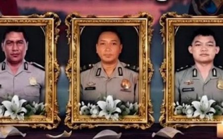 Tiga Personel Polri Gugur Saat Bertugas Ungkap Kasus Narkoba di Katingan, Dianugerahi Kenaikan Pangkat Luar Biasa Anumerta