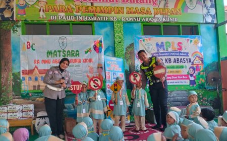 Polsanak: Polres Lumajang Tanamkan Budaya Tertib Lalu Lintas kepada Anak Sejak Usia Dini