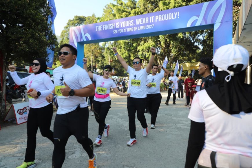 Dukung Pariwisata Polres Magetan Turut Ambil Bagian Trail Run Ring of Lawu 2026