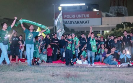Polda Jatim Gelar Nobar Final Piala Presiden 2026, Ribuan Bonek Mania Dukung Persebaya dari Lapangan Mapolda