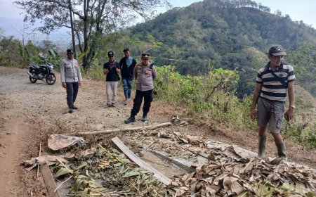 Cegah Karhutla, Polres Ponorogo Perketat Pengawasan di Kawasan Hutan