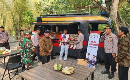 Sinergi Tanpa Sekat, Polres Ngawi Gelar Pojok Kamtibmas Bersama Warga